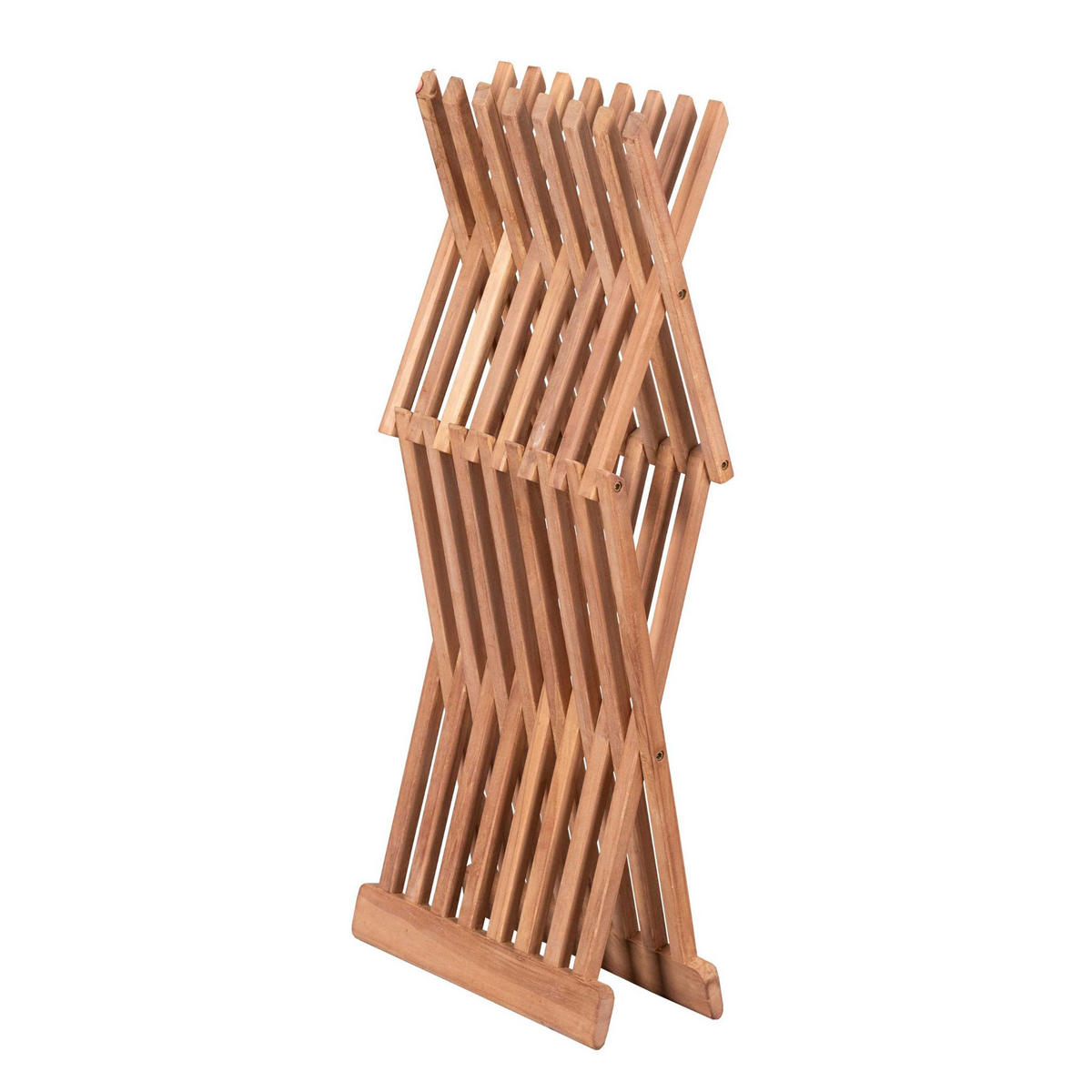 BEISTELLTISCH Fishbone klappbar - Naturfarben, Holz (32/40/50cm) - Mr. Deko