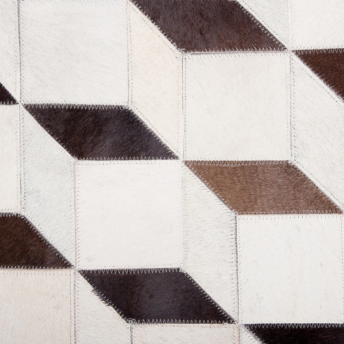 KURZFLOR-TEPPICH Alpkoy 200/140 cm - Beige, Fell (140/200cm) - Beliani