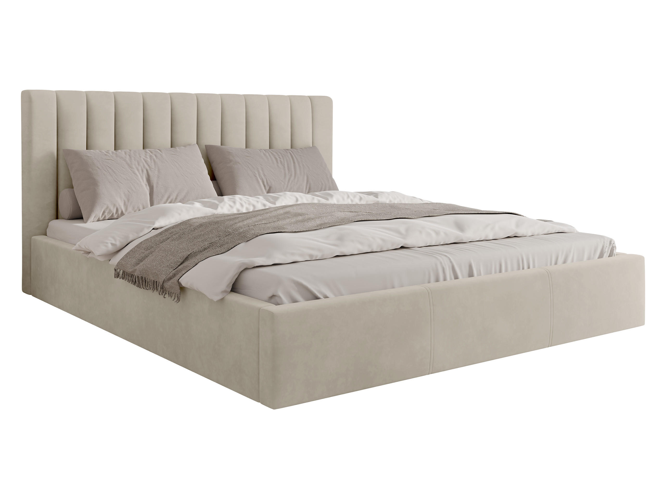 Mirjan24 Polsterbett Beige 180x200 cm