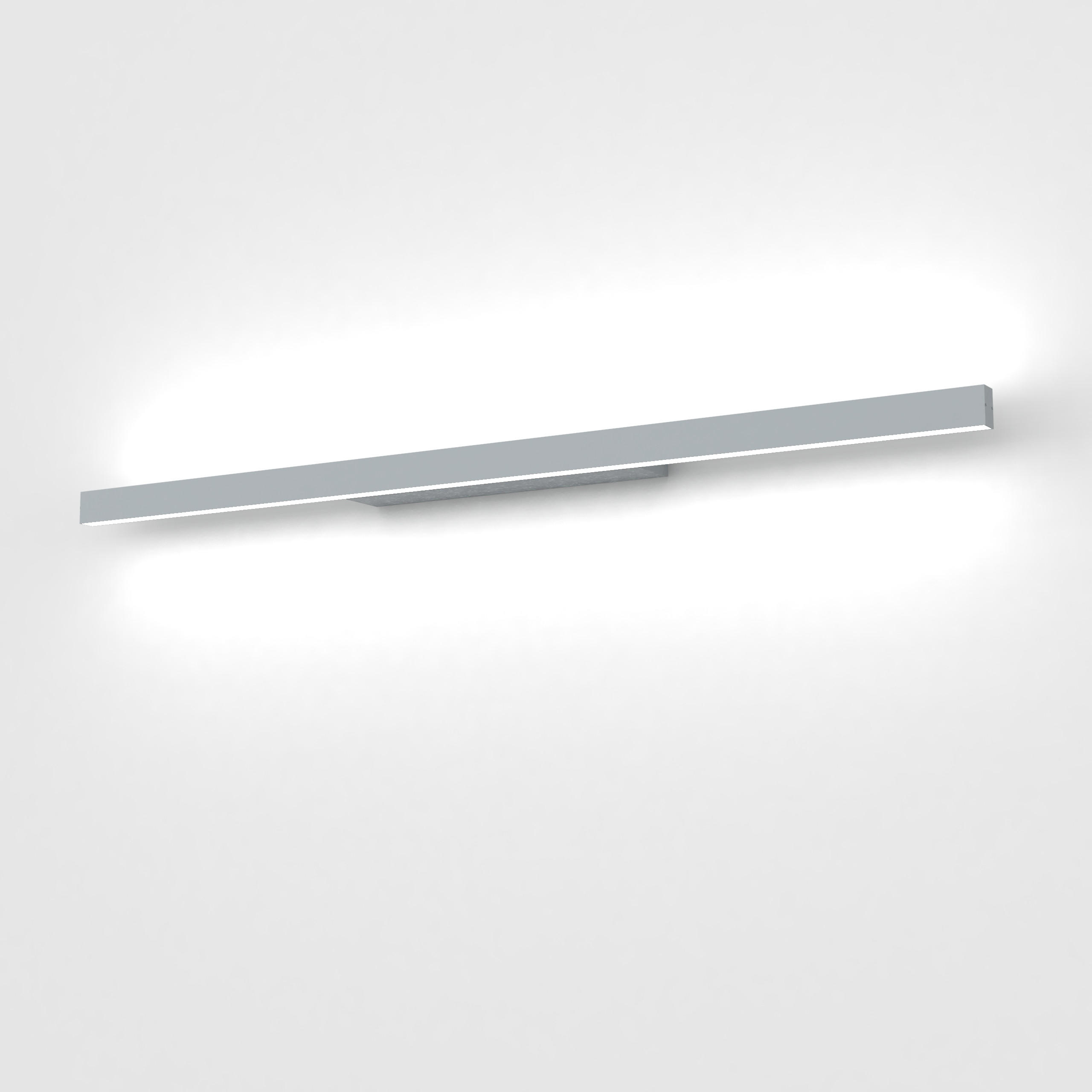 LED-WANDLEUCHTE - Grau, Metall (90/3.1/7cm) - Lumicom