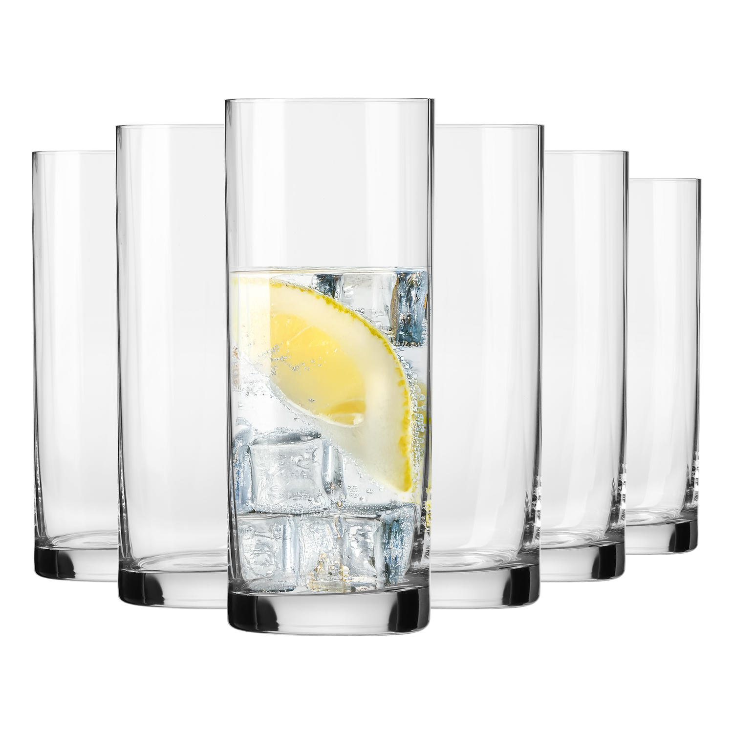 LONGDRINKGLÄSER XNO HIGHBALL ICE, 6ER-SET, 330 ML - Transparent, Glas (0.33L) - Krosno Glass