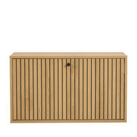 WAND-SCHUHSCHRANK aus Holz, L71,6 cm - Storo - Helles Holz - Eschefarben, Holz (72/43/17cm) - Drawer