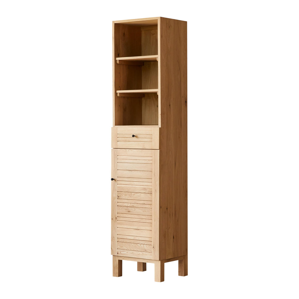 HOCHSCHRANK Soho Natur aus Eiche - Naturfarben, Holz (40/175/35cm) - Tikamoon