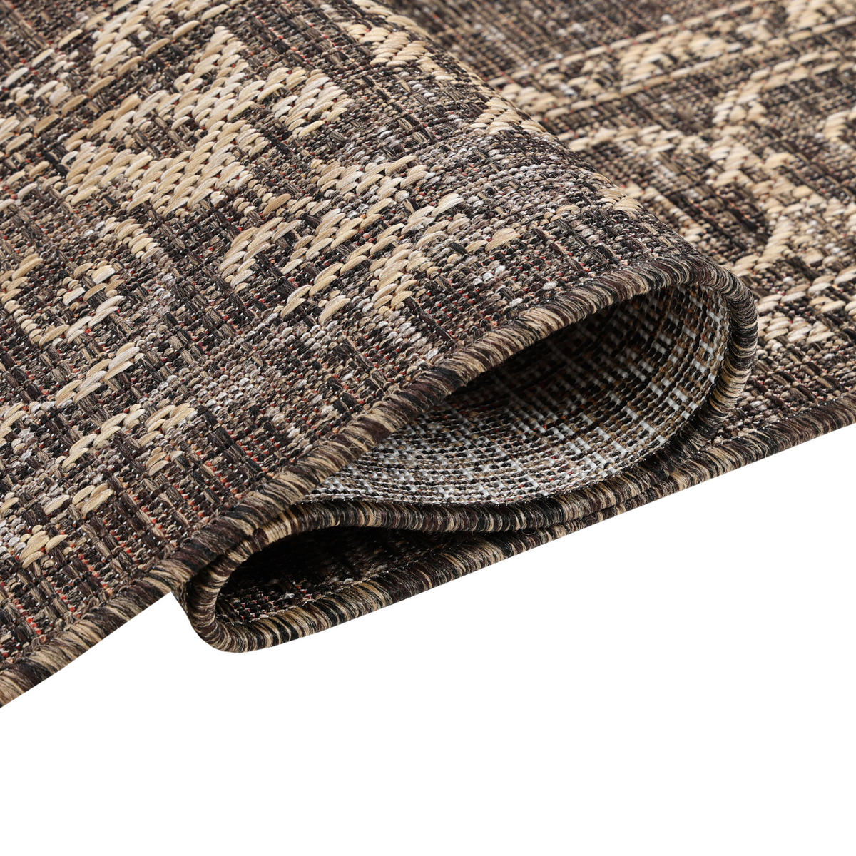 TEPPICH MELISSA DUNKELBRAUN 90/150 cm - Dunkelbraun, Textil (90/150cm) - Tapiso