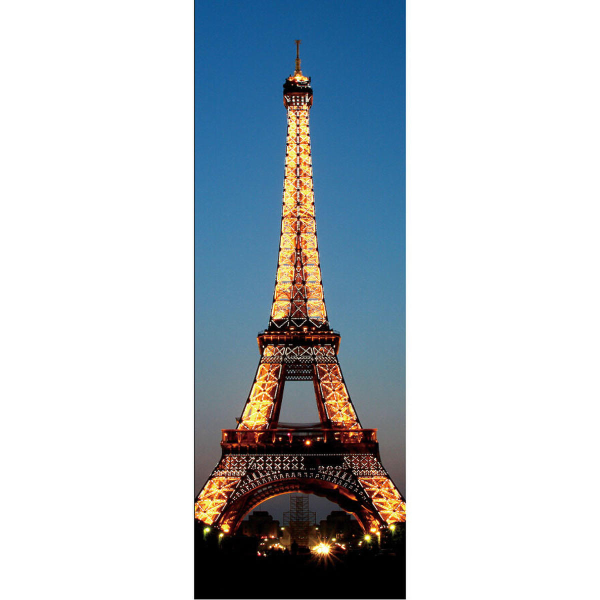 LED-BILD MIT TIMER EIFFELTURM Mehrfarbig - Multicolor, Holz (35/100cm) - Jamb