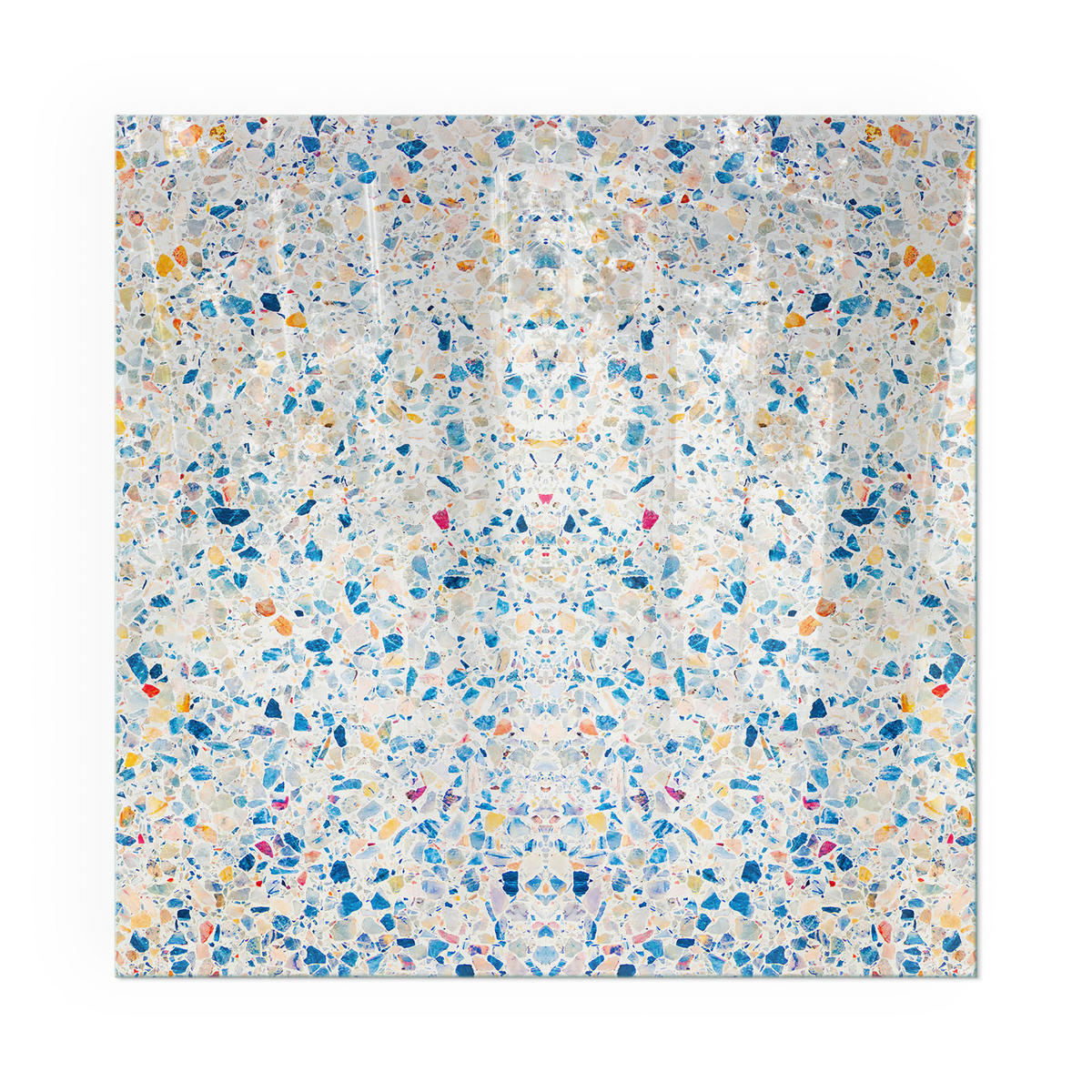 GLASPLATTE für Kamin 60x60 cm - Weiß, Glas (60/60/0.4cm) - TULUP