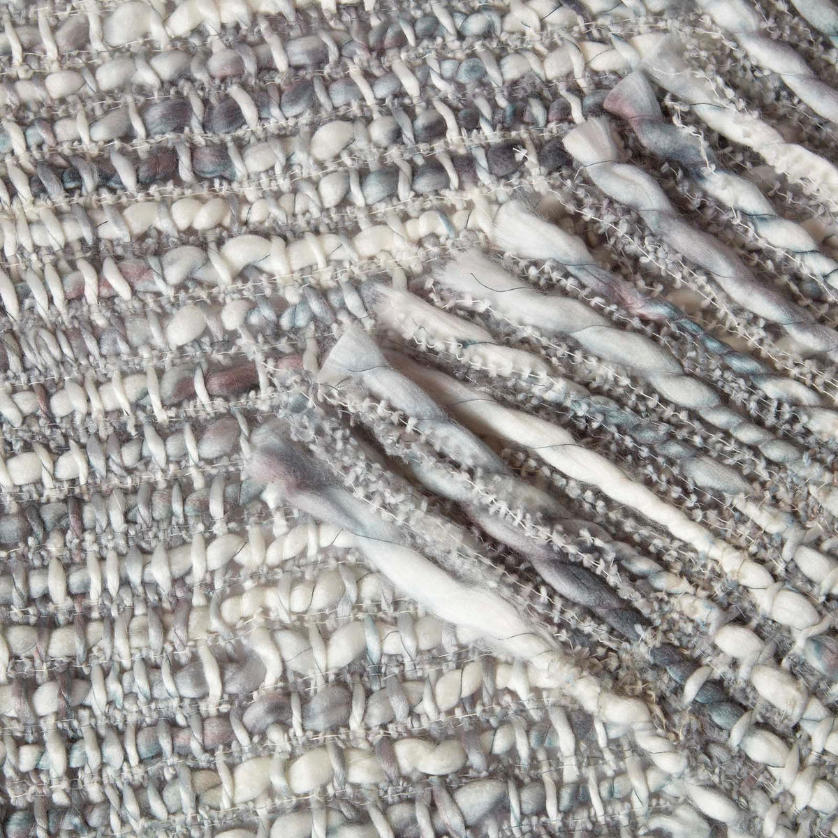 PLAID Ophelia 125/150 cm, meliert - Grau, Textil (125/150cm) - Homescapes