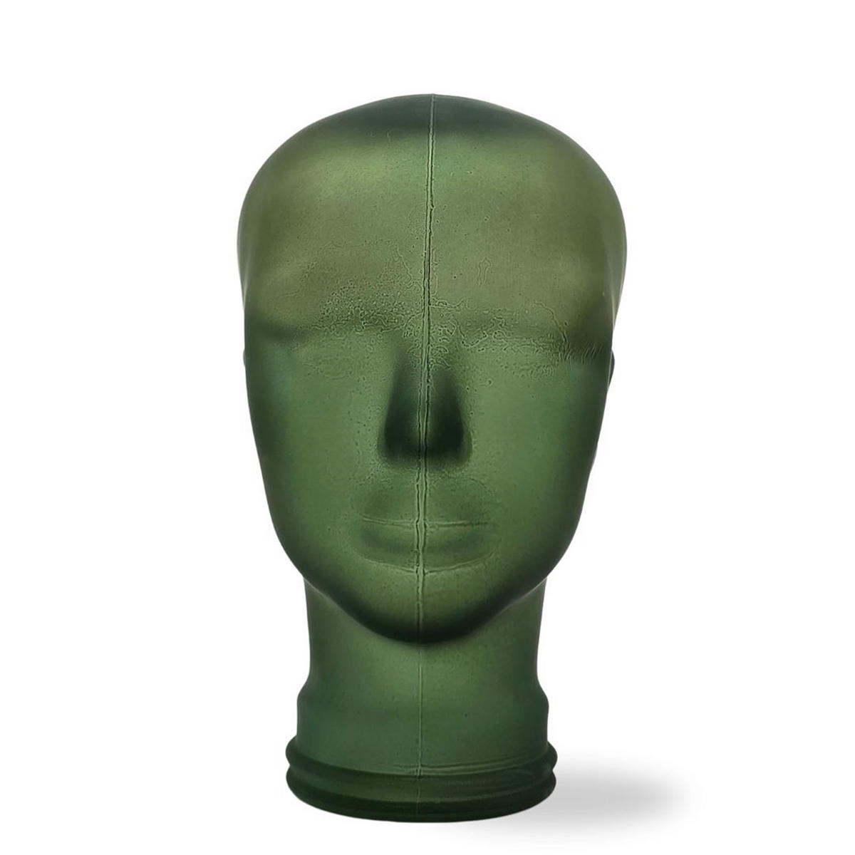 KOPFHÖRERSTÄNDER MICK Glas S03 frosted grün - Waldgrün, Glas (21/29/21cm) - DESIGN DELIGHTS