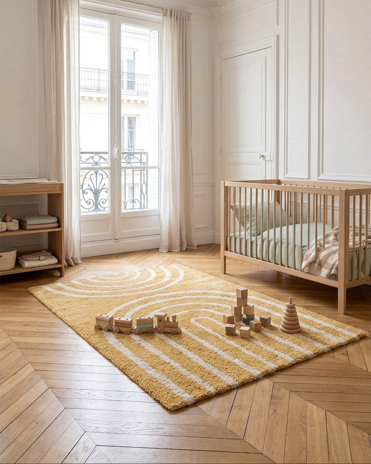 KINDERTEPPICH dick und bequem gelb - Gelb, Textil (120/170cm) - AFK Living