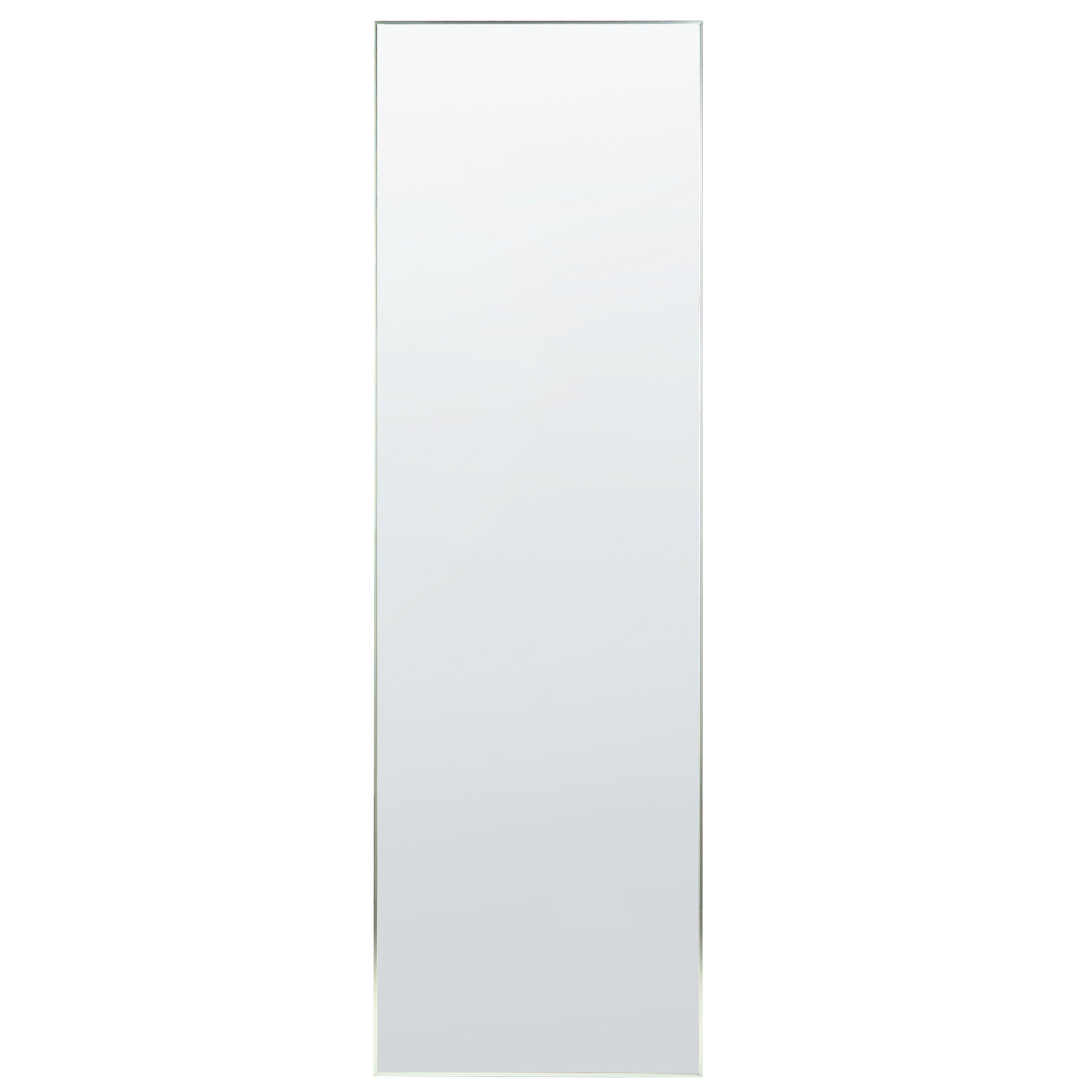 STEHSPIEGEL silber rechteckig 50/156 cm Beauvais - Silberfarben, Metall (7/156/50cm) - Beliani