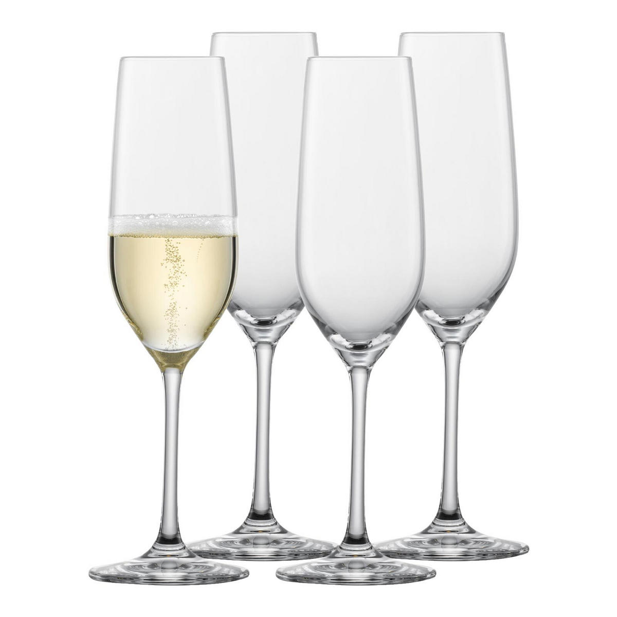 SEKTGLÄSER Forté transparent 227 ml 4er Set - Transparent, Glas (0.227L) - Schott Zwiesel