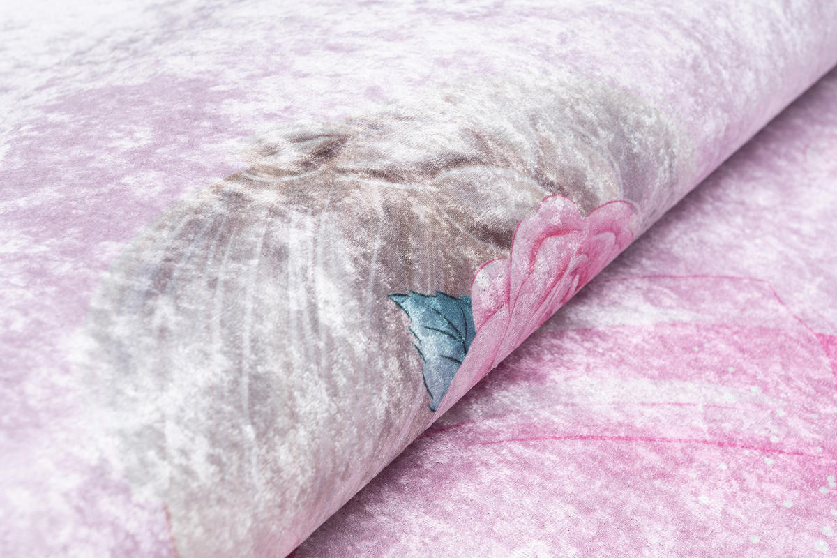 TEPPICH EMMA Rosa 140/200 cm - Rosa, Kunststoff (140/200cm) - Tapiso