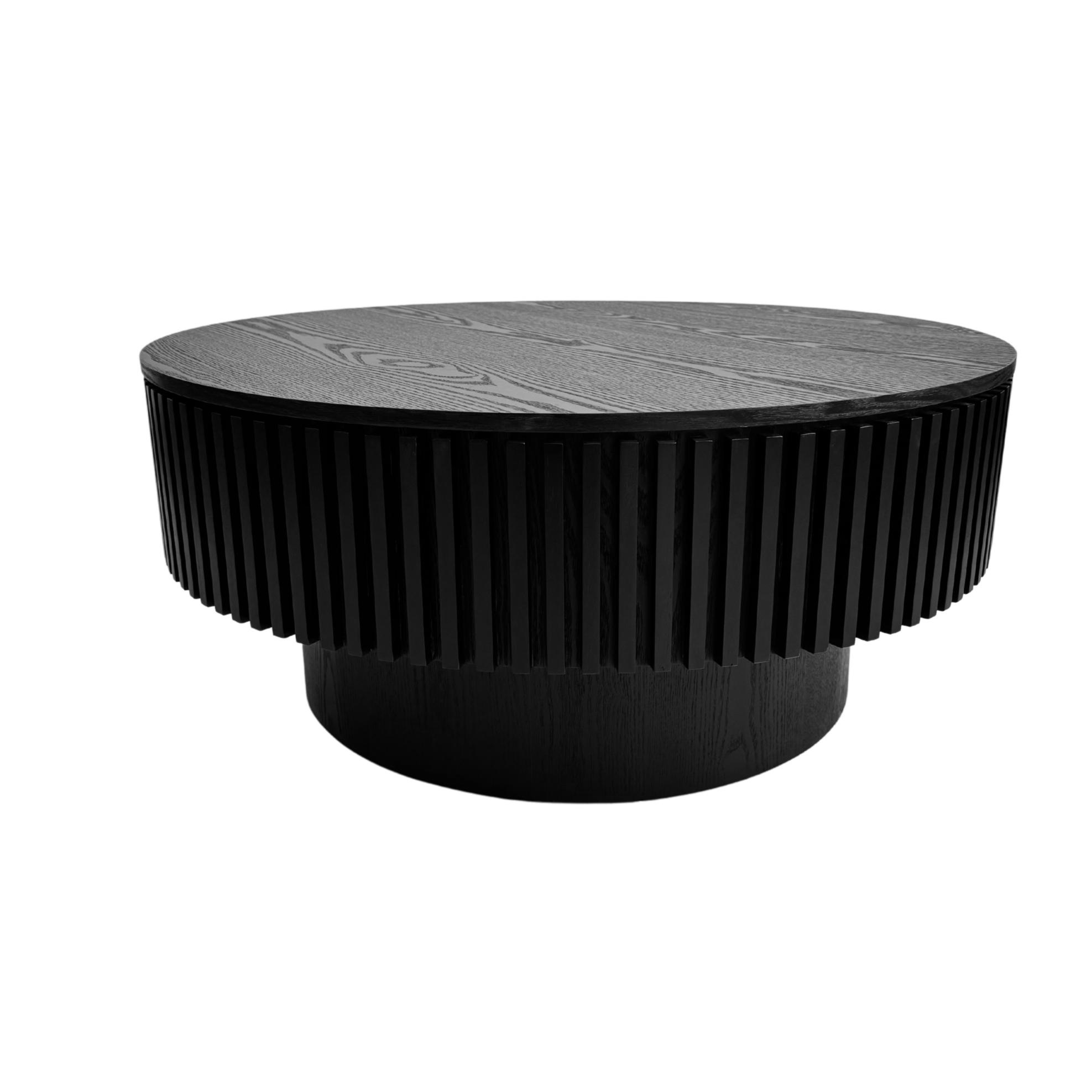 Meubliv Couchtisch Schwarz 75x35x75 cm