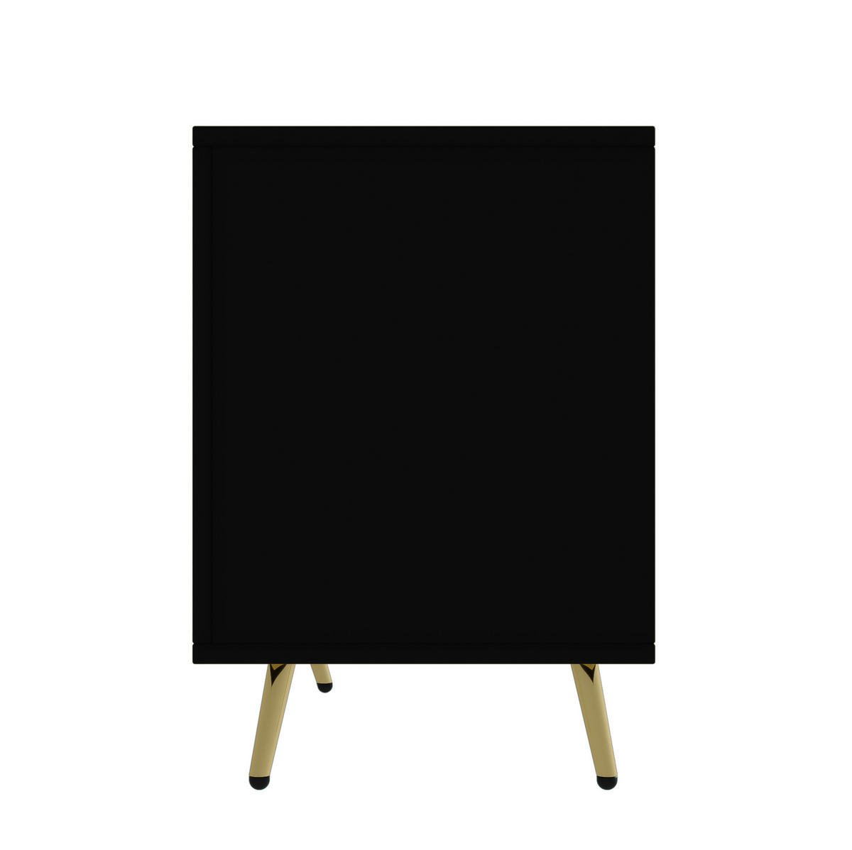 KOMMODE aus MDF & Spanplatte 160x40x75cm in Schwarz mit Soft-Close - Schwarz, Holzwerkstoff (160/75/40cm) - Modfu
