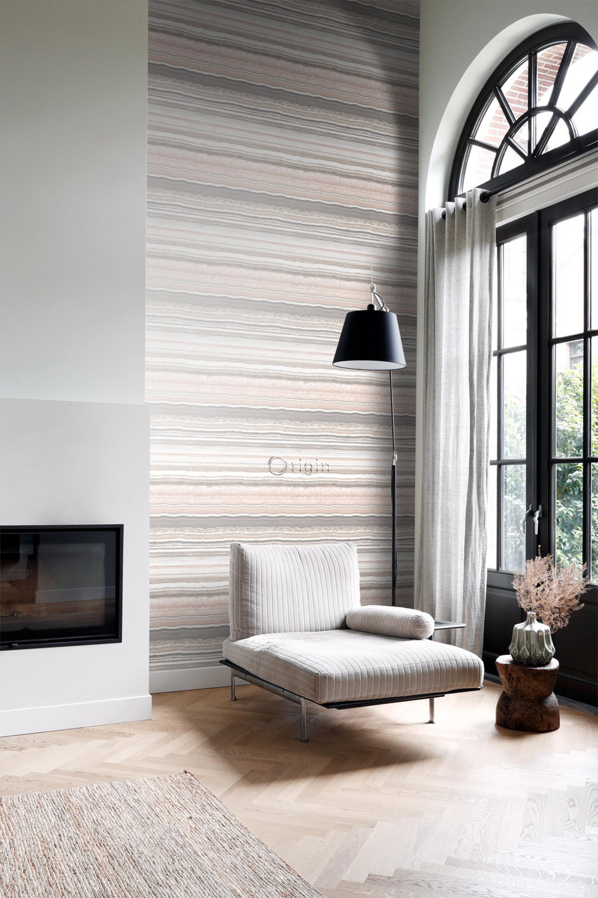 TAPETE Marmor-Optik 53 cm x 10.05 m - Beige, Papier (53/1000cm) - Origin Wallcoverings