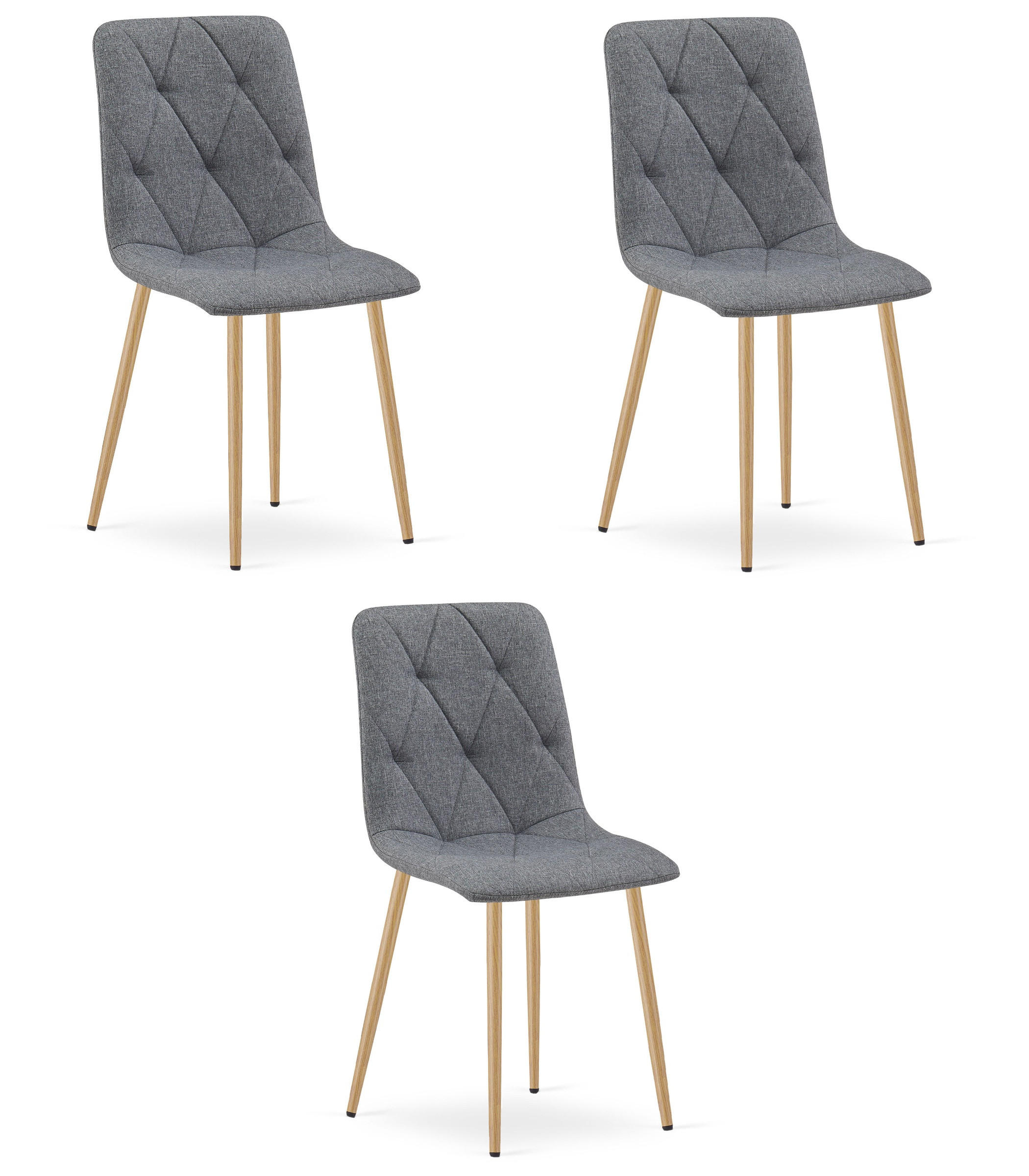 XXXLutz Stuhl Grau 44.5x56x54.5 cm