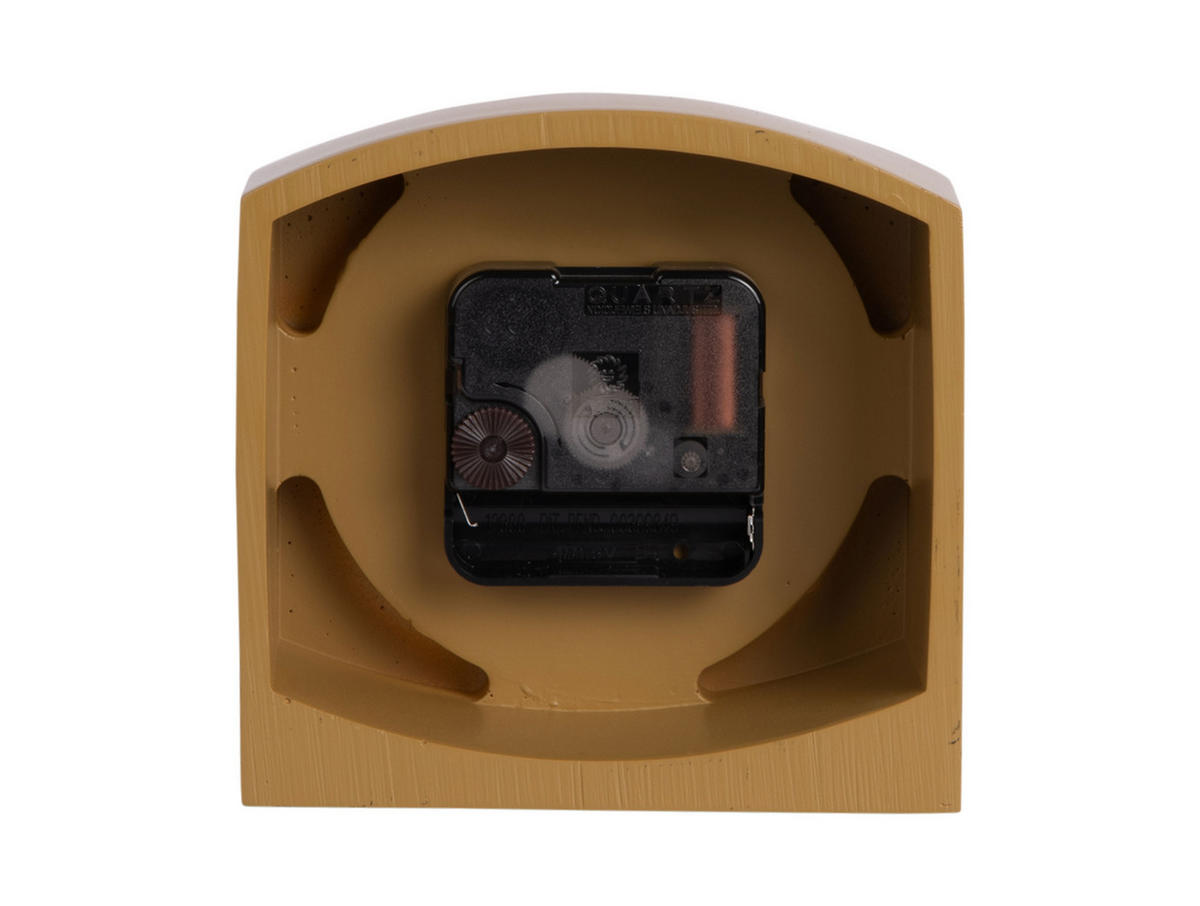 TISCHUHR Paris with Wood - Braun - 12/12,5 cm - Braun, Kunststoff (12/12/12cm) - Karlsson