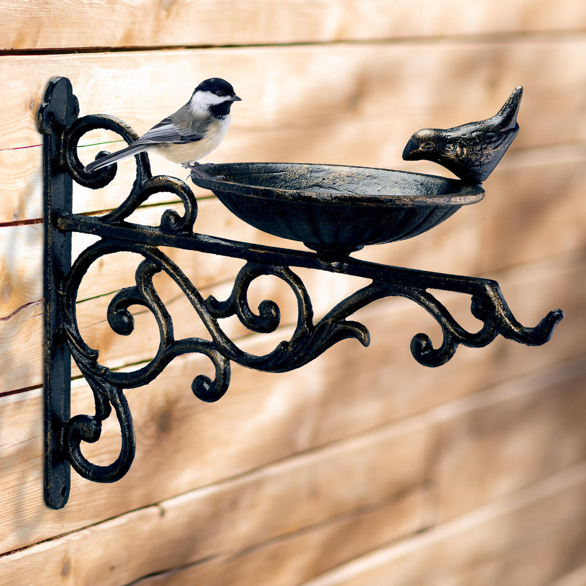 VOGELTRÄNKE - Multicolor, Metall (28/24/14cm) - Relaxdays