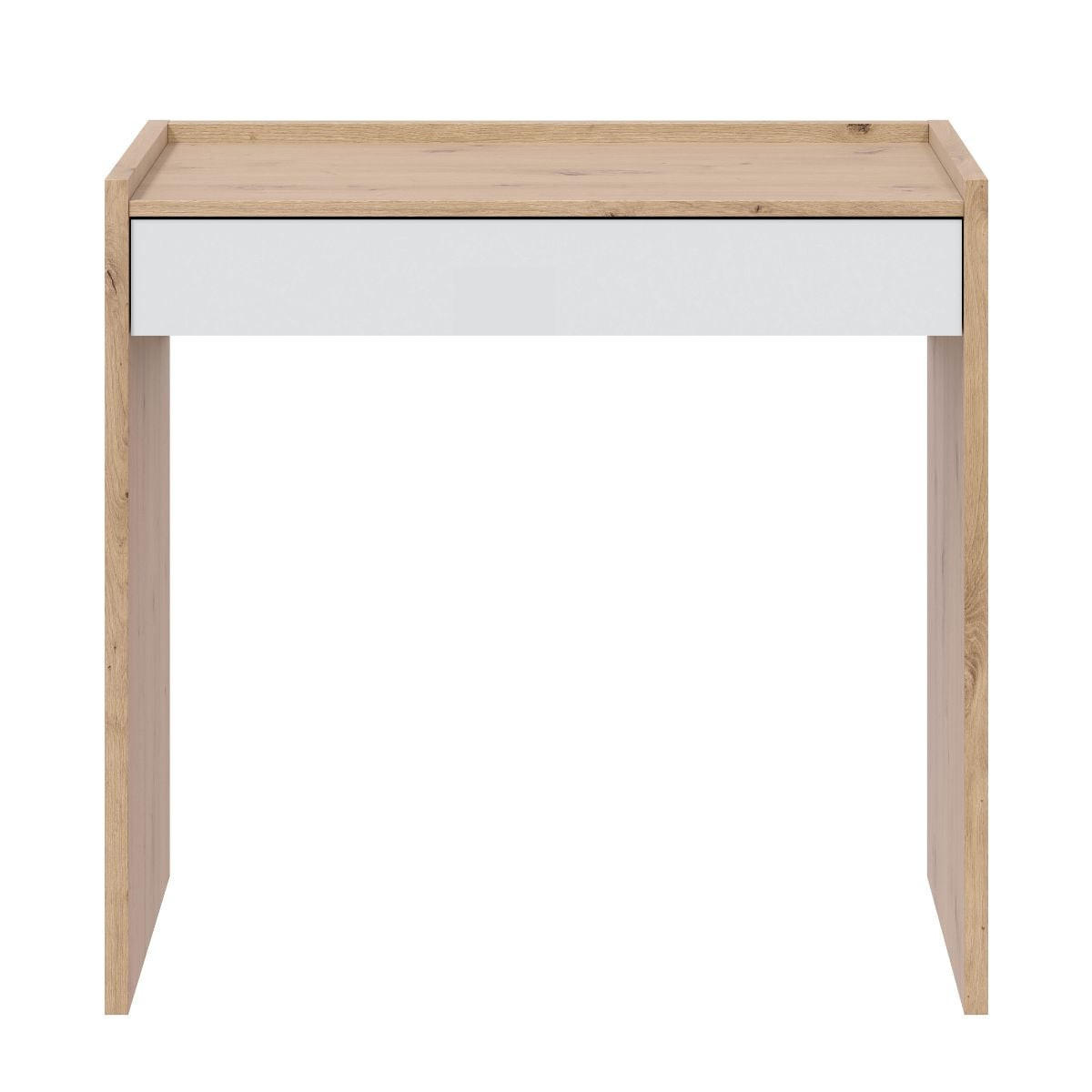 SCHREIBTISCH mit 1 Schublade Noa - L82 cm - Eschefarben, Holzwerkstoff (82/40/77cm) - Calicosy
