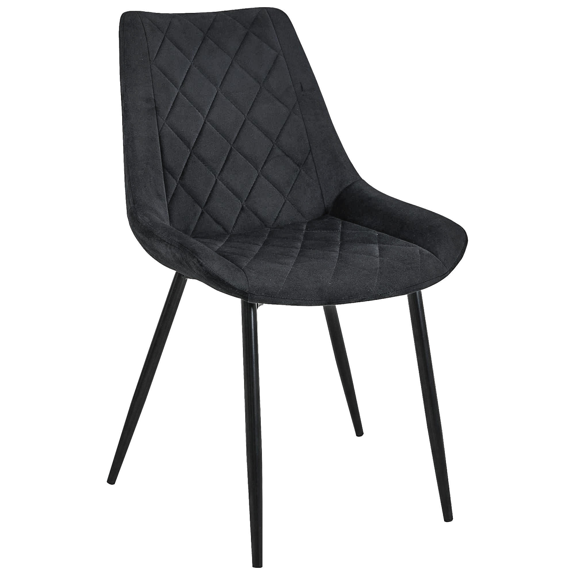Akord Stuhl Schwarz 49x83x40.5 cm