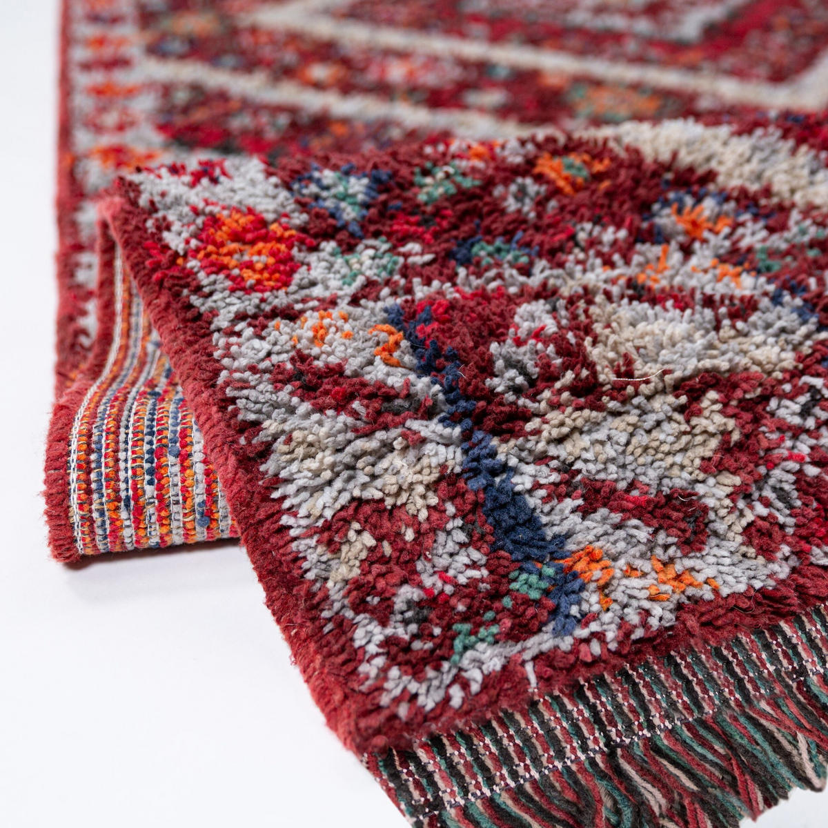 SHAGGY-TEPPICH TAFRAUT, im Berber-Stil, Rot, 200 x 300 cm - Rot, Textil (300/200cm) - KADIMA DESIGN