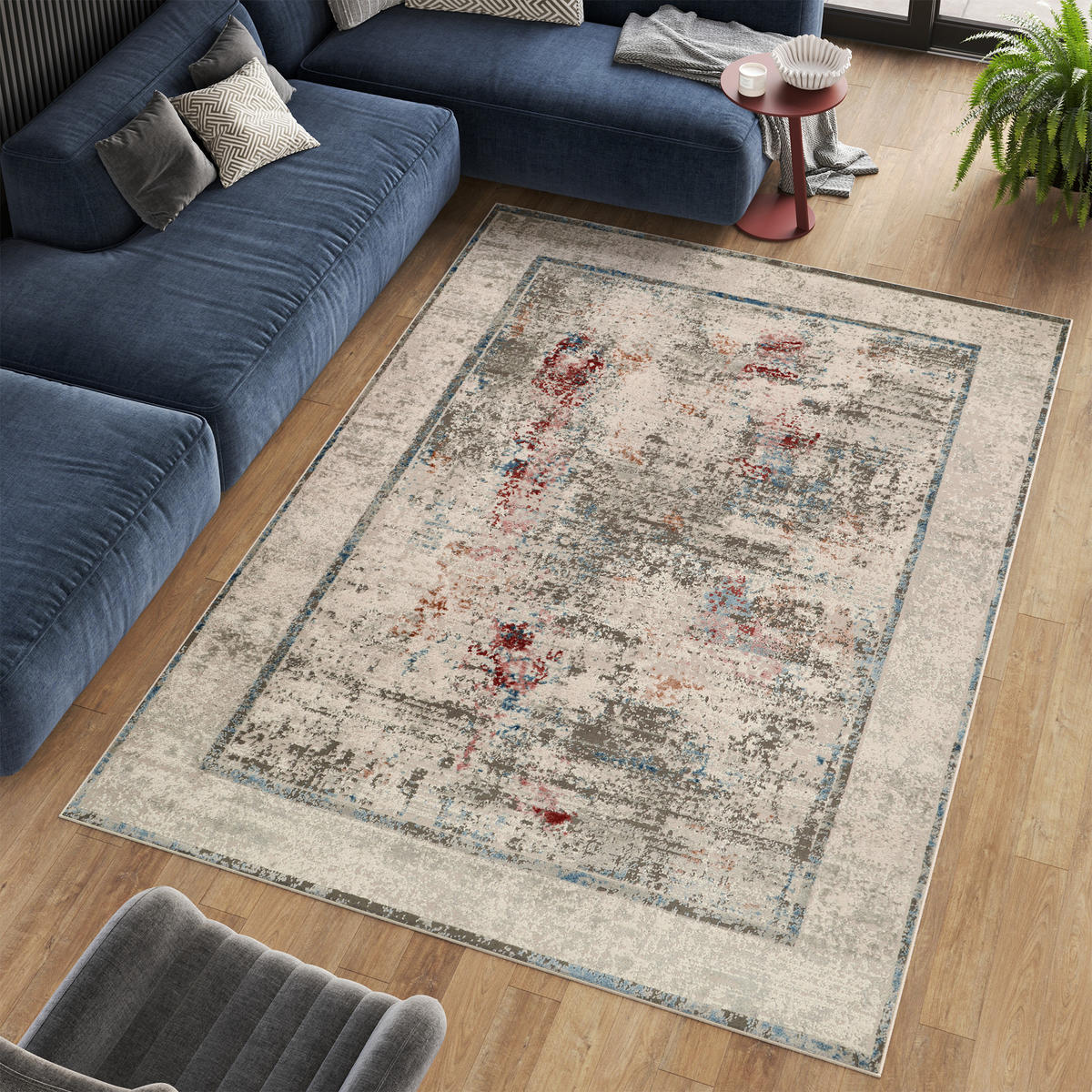 TEPPICH RETRO Weiß 140/200 cm - Weiß, Textil (140/200cm) - Tapiso