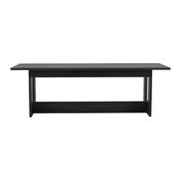 ESSTISCH, Milly, Schwarz, MDF, 100 x 235 x 75 cm - Schwarz, Holzwerkstoff (235/100/75cm) - ebuy24