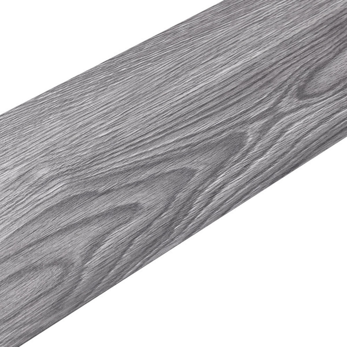 VINYLBODEN 5m²/36-TLG. selbstklebend PVC - Dunkelgrau, Kunststoff (0.2/91.5/15.2cm) - Livingandhome
