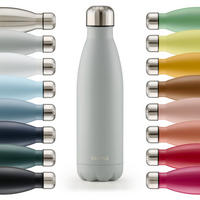 THERMOSFLASCHE Charles 750 ml, Dunkelgrau - Dunkelgrau, Metall (0.75L) - Blumtal