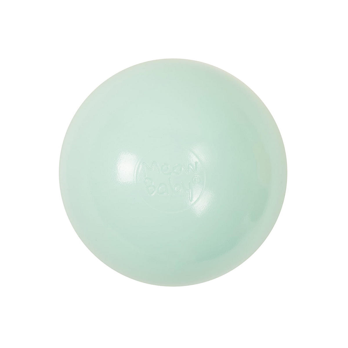BÄLLE für Bällebad, Kinder Spielbälle, Plastikbälle 50 pcs.: Minze - Mintgrün, Textil (7/7/7cm) - MeowBaby