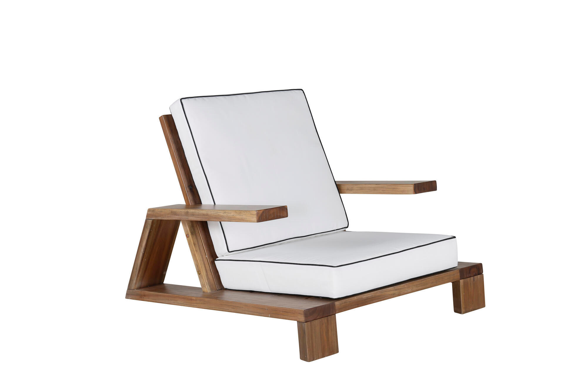 GARTENSESSEL DARIA Braun 100x92x70 cm - Braun, Holz (100/70/92cm) - FURNLUX