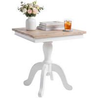 BEISTELLTISCH Siri quadratisch 70x70x75cm Holz Natura-Weiß Kleiner - Multicolor, Holz (70/70/75cm) - DELUKE