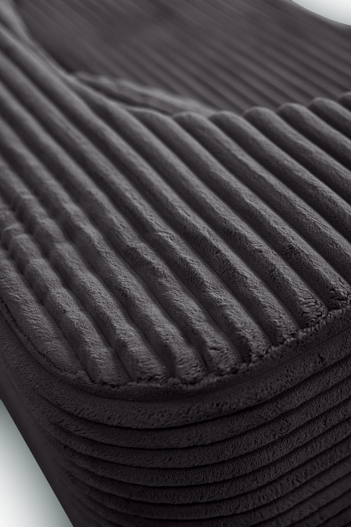 SCHLAFSOFA MYFOAM, Sofa mit Schlaffunktion, Farbe: Grau, Cordstoff - Grau, Textil (200/80/72cm) - Storez24