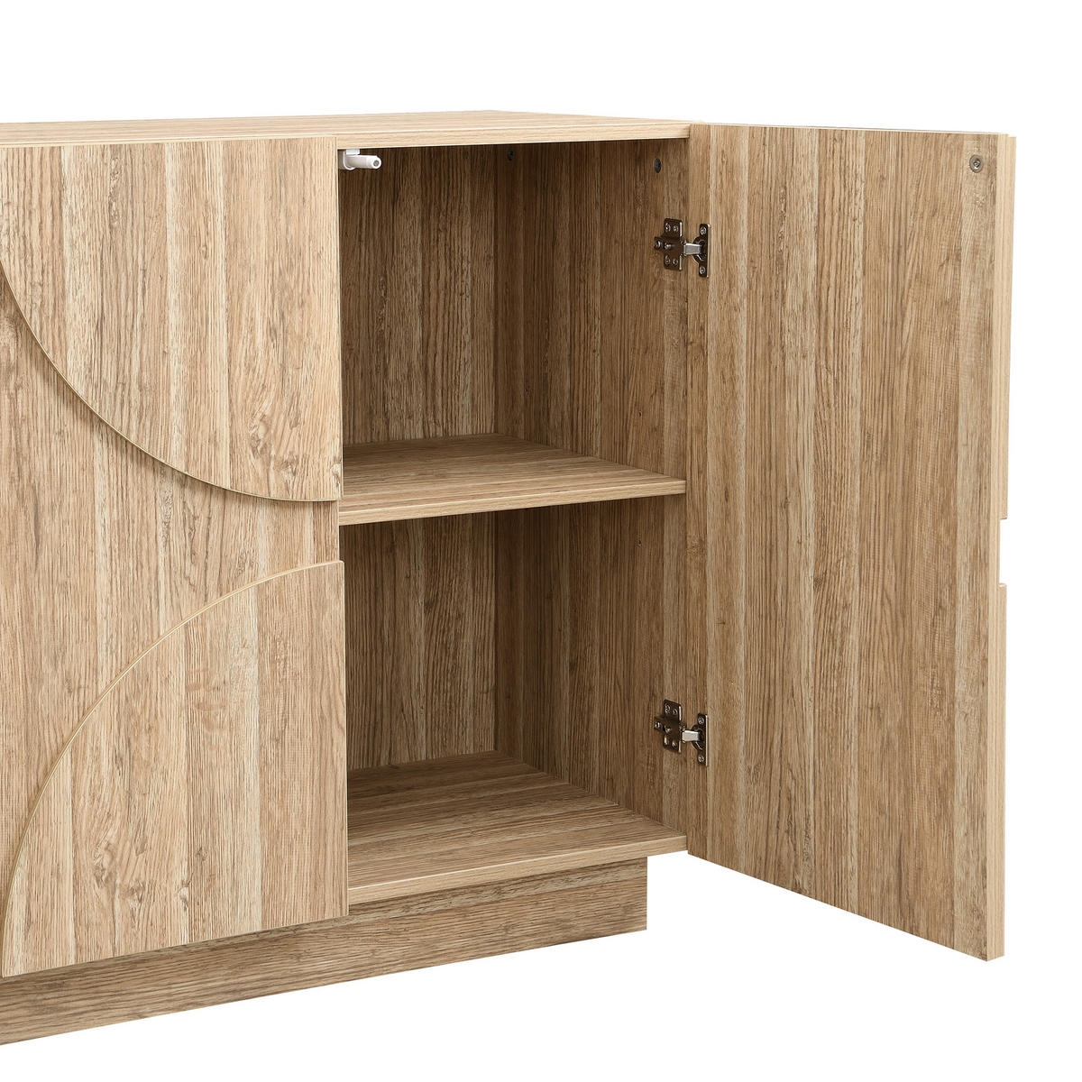 SIDEBOARD Natur 160/40/80 cm - Naturfarben, Holzwerkstoff (160/80/40cm) - PANGIVO