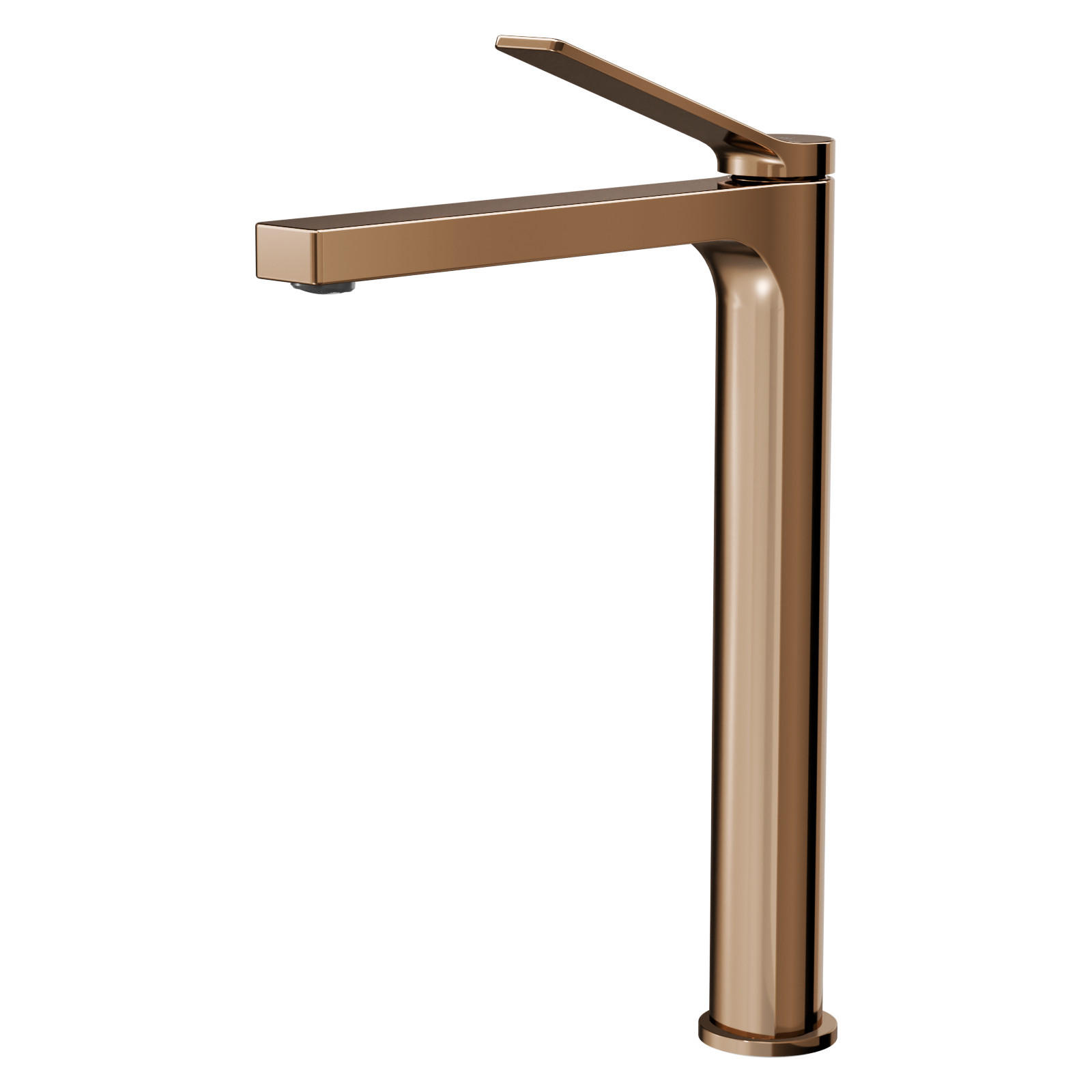 WASCHTISCHARMATUR Rosengold mit zertifiziertem Filterelement - Roségold, Metall (23.3/4.6/33.5cm) - EMKE