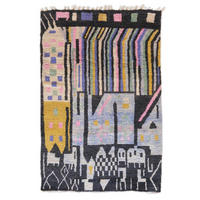 BERBERTEPPICH aus reiner Wolle 202x 307 cm - Multicolor, Naturmaterialien (202/307cm) - AFK Living