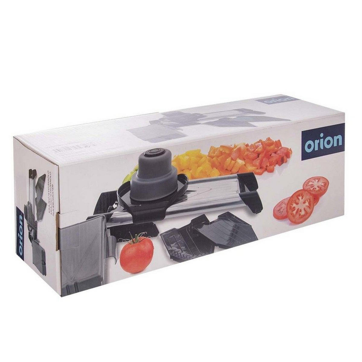 GEMÜSE- UND OBSTSCHNEIDER - Silberfarben, Metall (41/13/13cm) - Orion 