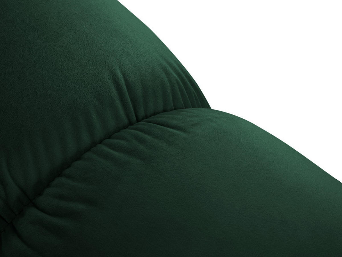 POUF Bellis aus Samt flaschengrün - Grün, Textil (94/39/94cm) - Micadoni