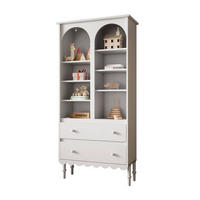 BABYREGAL BABUSHKA – Hohes Kinderregal, Weiß - Weiß, Holzwerkstoff (84/183/37cm)