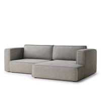 ECKSOFA MIT SCHLAFFUNKTION Velto Beige grau Webstoff - Greige/Schwarz, Holz/Holzwerkstoff (250/152cm) - Maison de Reve