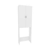 WASCHMASCHINENSCHRANK Martha Weiß 64 x 190 cm mit 2 langen Türen - Weiß, Holzwerkstoff (64/190/26cm) - Vicco