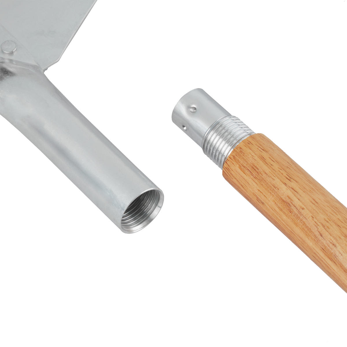 PIZZASCHAUFEL - Silberfarben, Holz/Metall (30.5/3/79cm) - Relaxdays