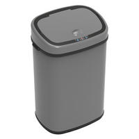 SENSORMÜLLEIMER 58L - Grau, Metall (40/68/29cm) - SVITA