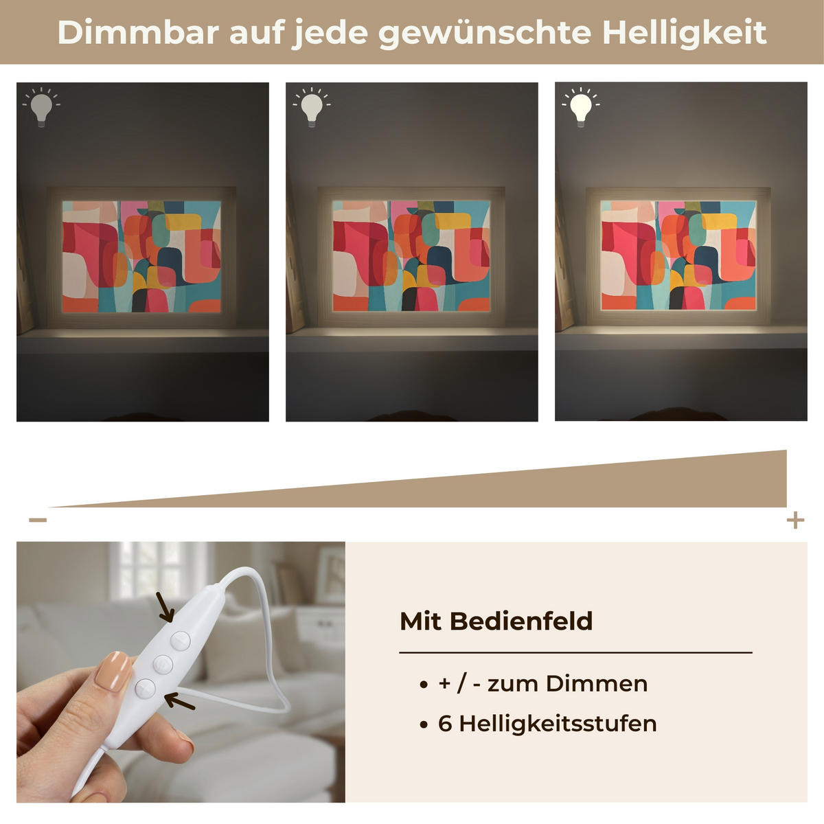 NÁSTĚNNÁ LAMPA Tvary - barevné - abstraktní - letadla 20x15 cm - různobarevná, kompozitní dřevo (20/15/8cm) - OnlyWow