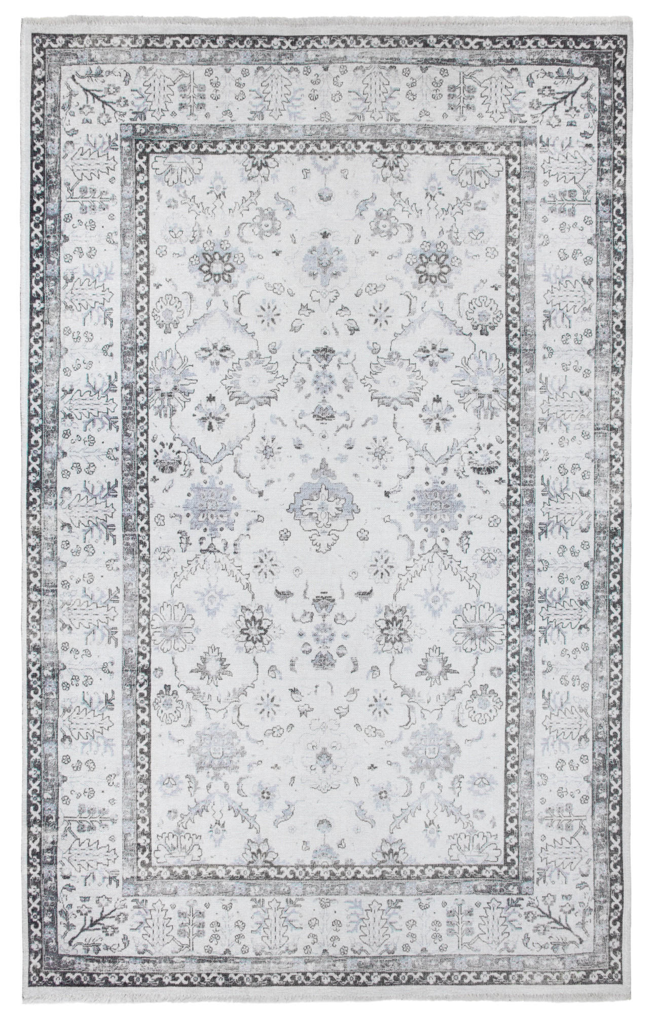 Tesso Living Vintage-Teppich Beige 80x215 cm