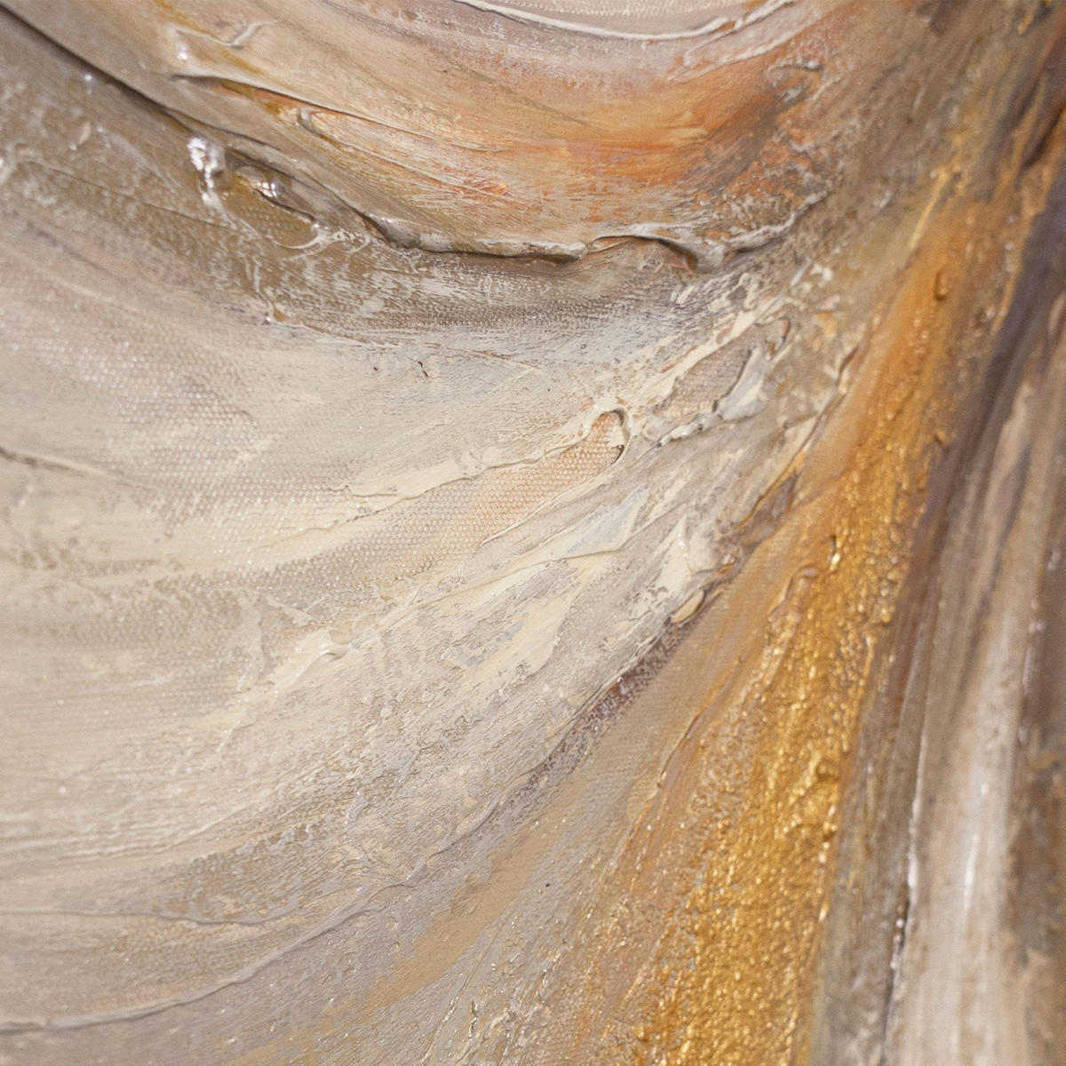 GEMÄLDE Energie des Stroms Schattenfugenrahmen Eichefarben 120x80 cm - Eichefarben, Holz (120/80cm) - YS-art gallery