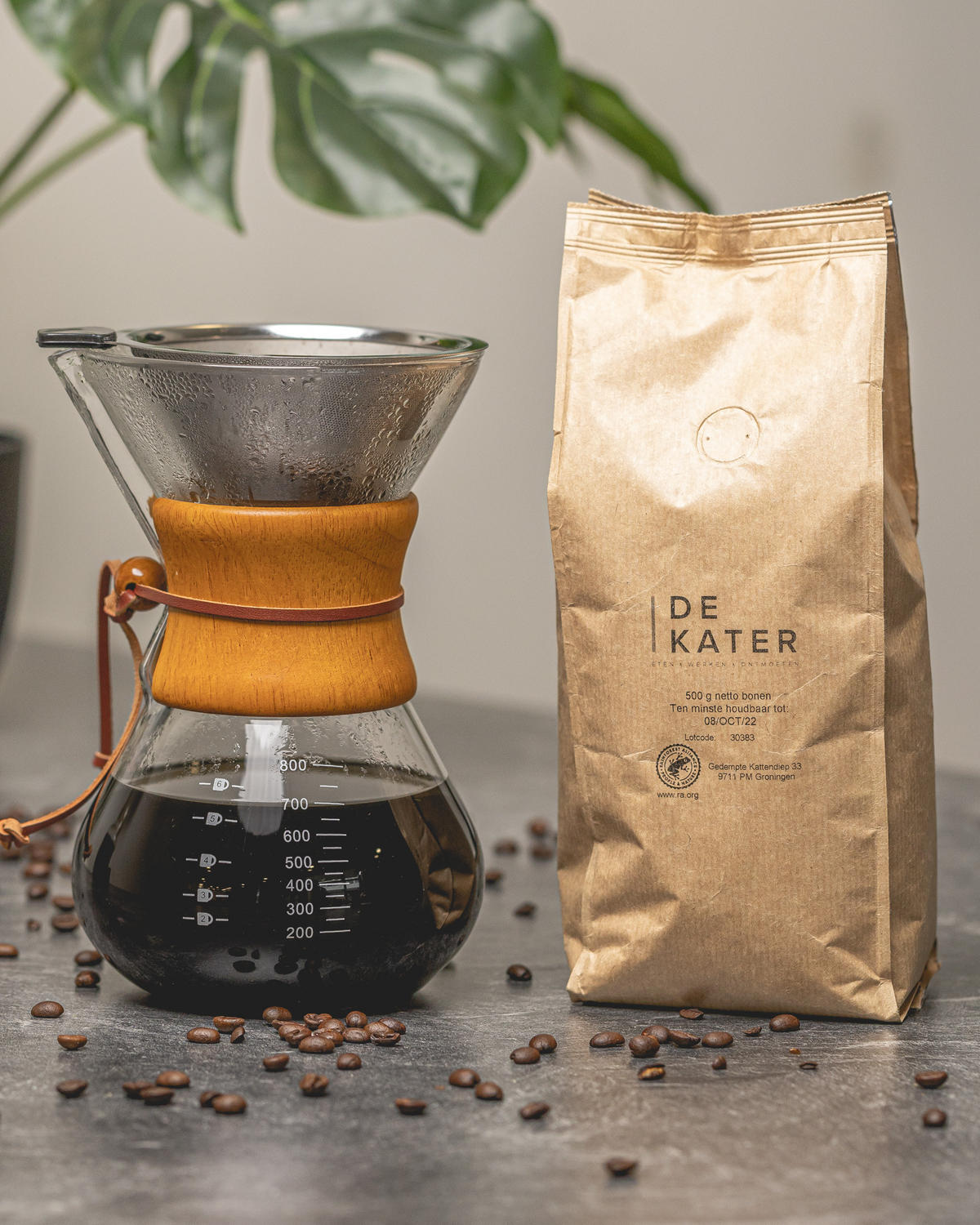 KAFFEEMASCHINE Pour Over Kaffeekanne - 800 ml - Transparent, Glas (2/22/14cm) - Jay Hill