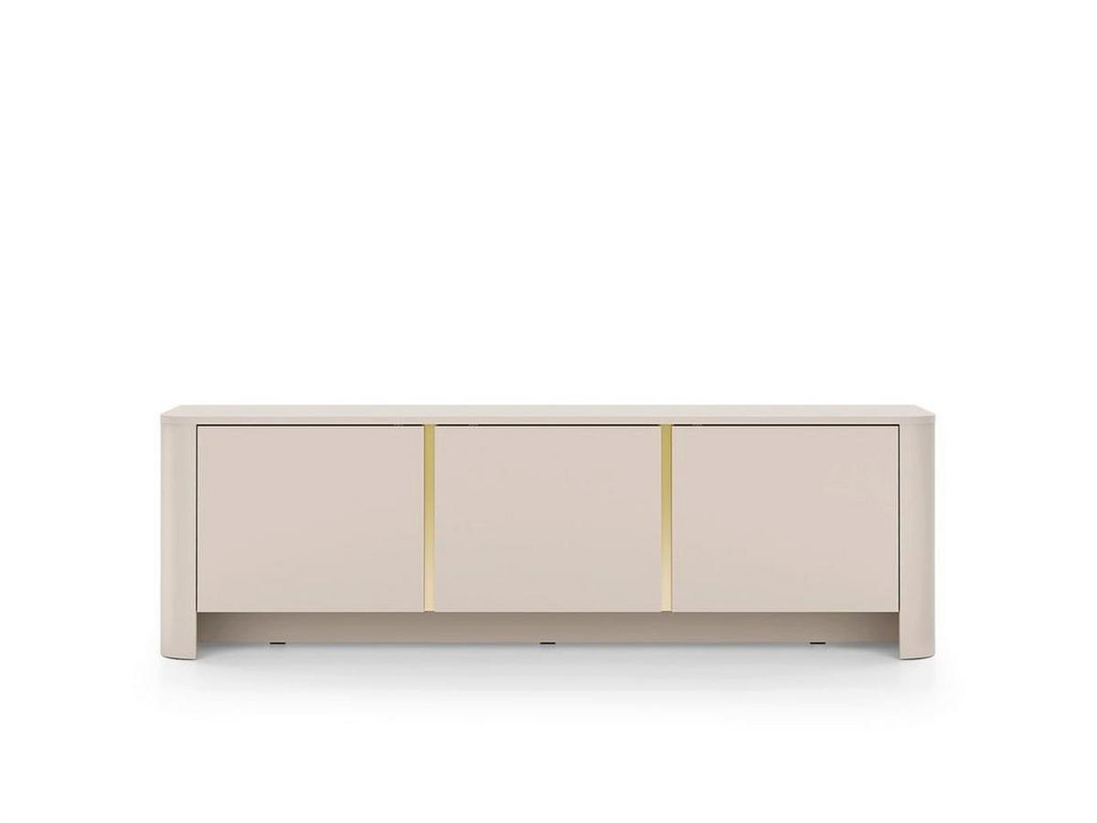 WOHNZIMMER Set 4-tlg. – BARI – Kaschmir - Kaschmir, Holzwerkstoff (103/160/39cm) - hi-markt