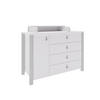 WICKELTISCH ETUDE Grau 50x120x86 cm - Grau, Holz (120/86/120cm) - FURNLUX