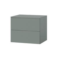 WASCHTISCHUNTERSCHRANK Color 2S 60 Aloe - Dunkelgrün, Holzwerkstoff (60/50/45cm) - mzm24